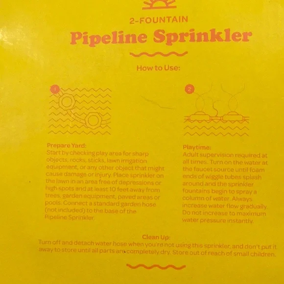 Kids Sprinkler by Sun Squad Pipeline Super Sized - Picture 4 of 5